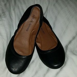 Lucky Brand woman's black flats size 8